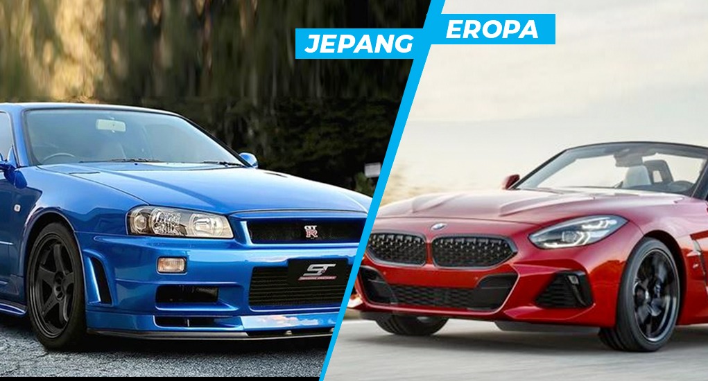 Perbedaan Bodi Mobil Eropa dan Jepang